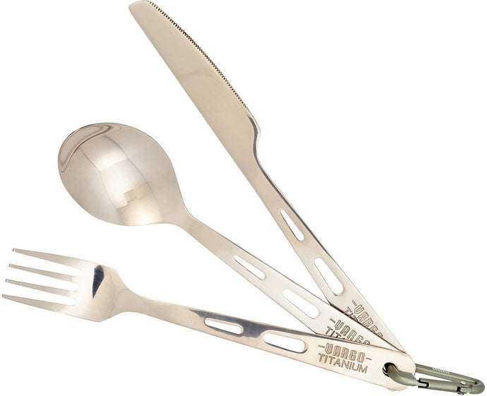 Vargo Titanium Knife, Fork and Spoon