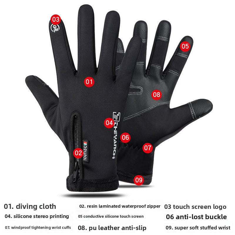 Load image into Gallery viewer, Winter Sports Gloves with Touchscreen Function