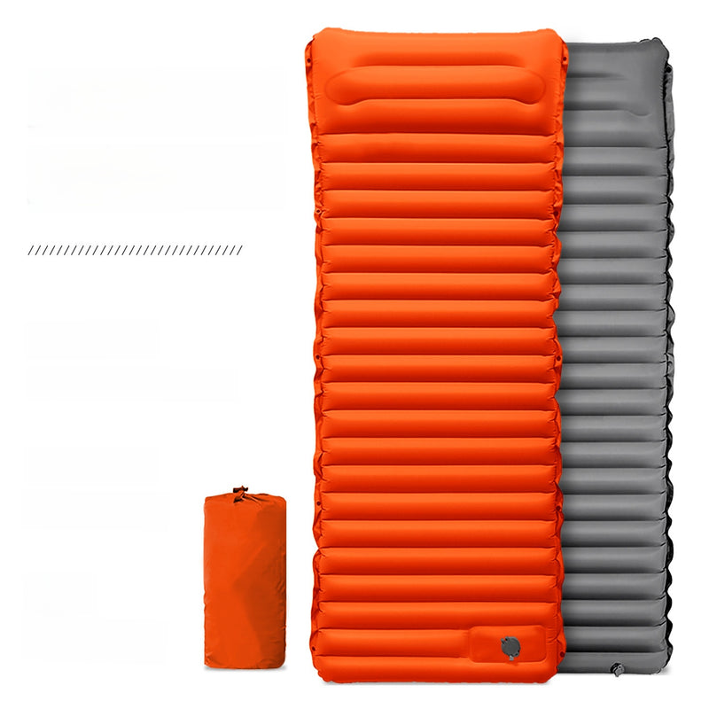 Load image into Gallery viewer, Thickened Foot Pump Inflatable Camping Mat