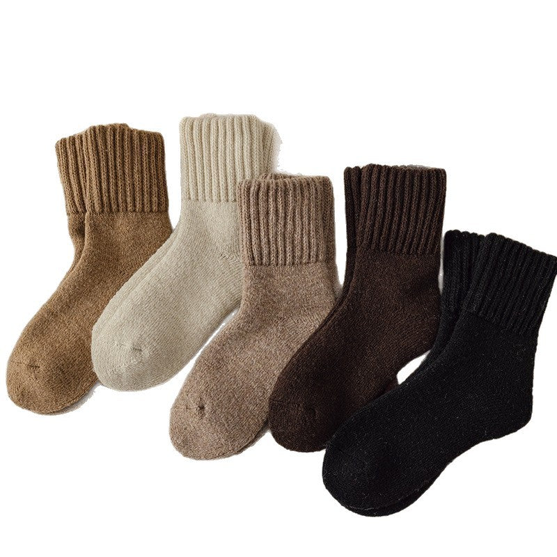 Load image into Gallery viewer, Fleece Lined Terry Mid-Calf Socks