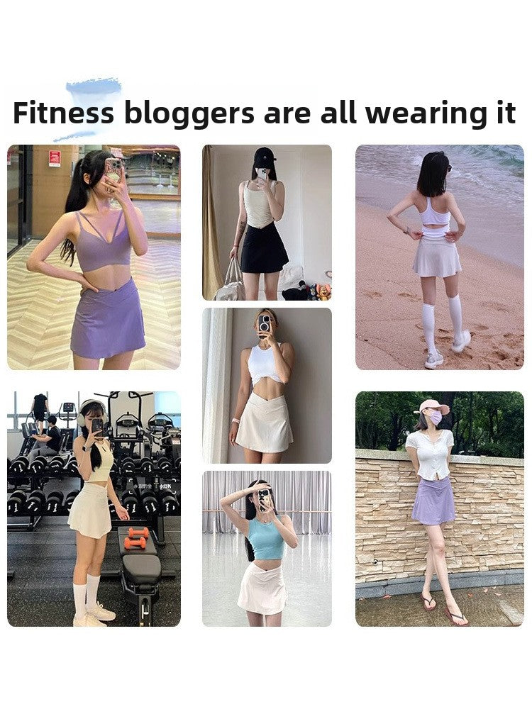 Load image into Gallery viewer, Womens Quick Dry Sports Skirt with Shorts