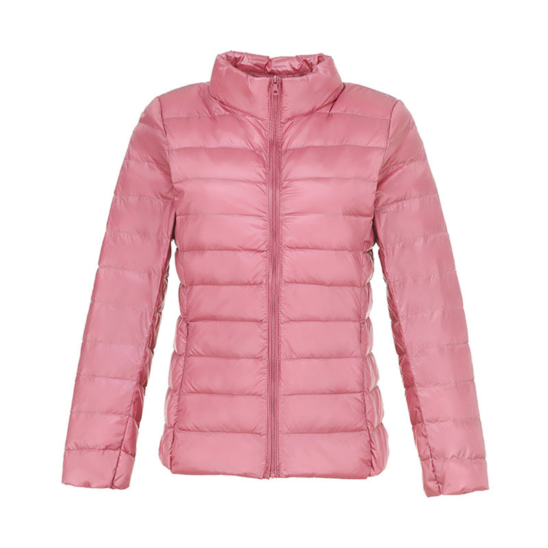 Load image into Gallery viewer, Women's Stand Collar Down Jacket