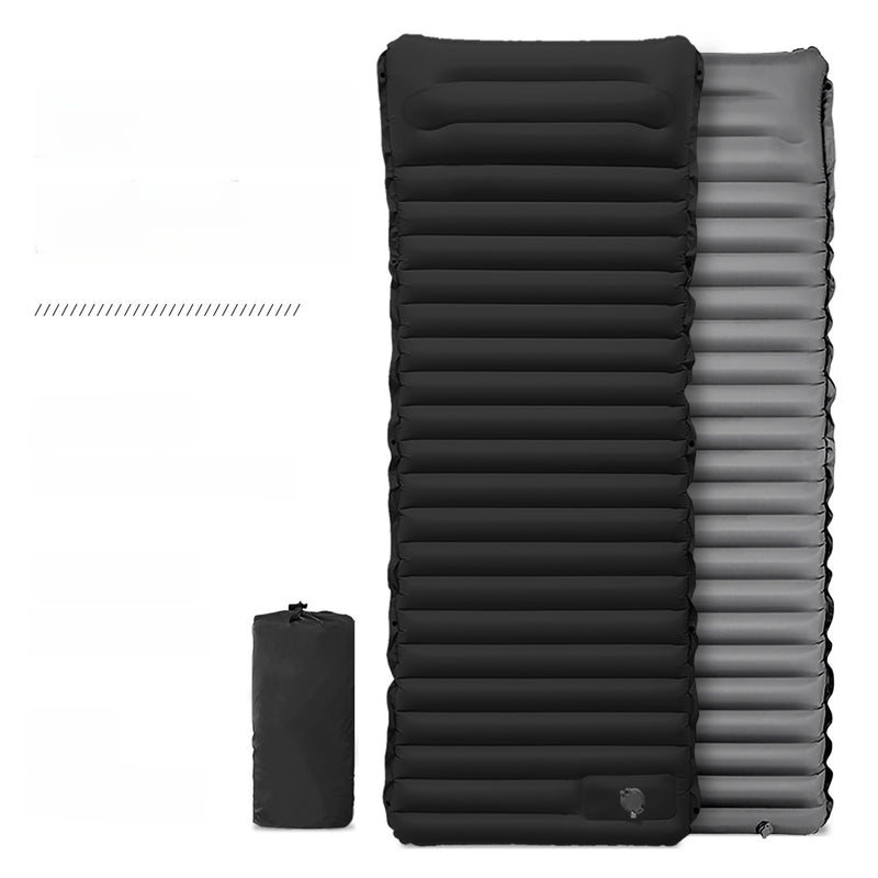 Load image into Gallery viewer, Thickened Foot Pump Inflatable Camping Mat
