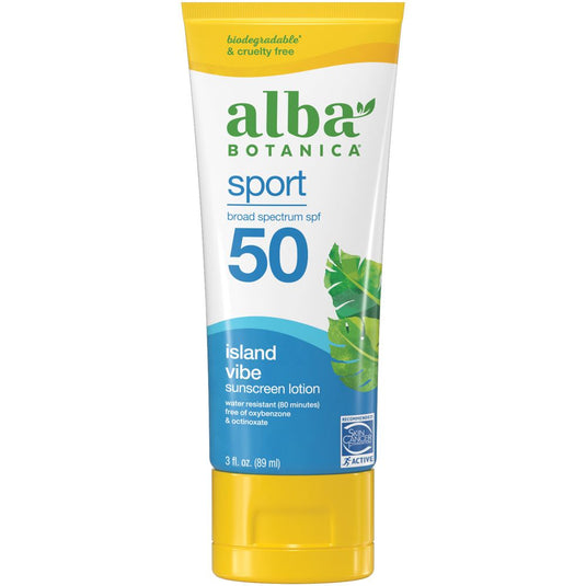 Alba Sport Sunscreen SPF50 30oz