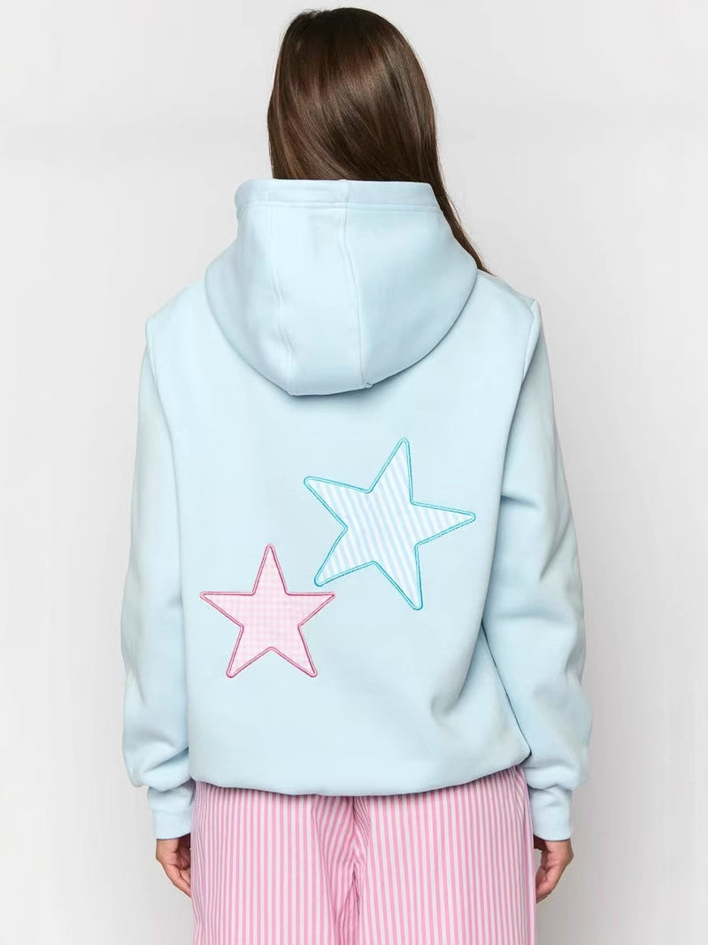 Load image into Gallery viewer, Women's Star Embroidered Hoodie