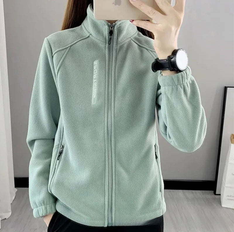 Load image into Gallery viewer, Women's Autumn Fleece Jacket