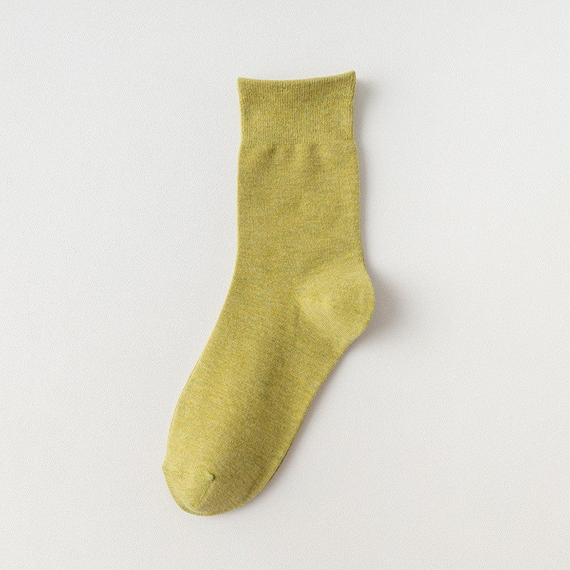 Load image into Gallery viewer, Women's Solid Color Mid-Calf Socks