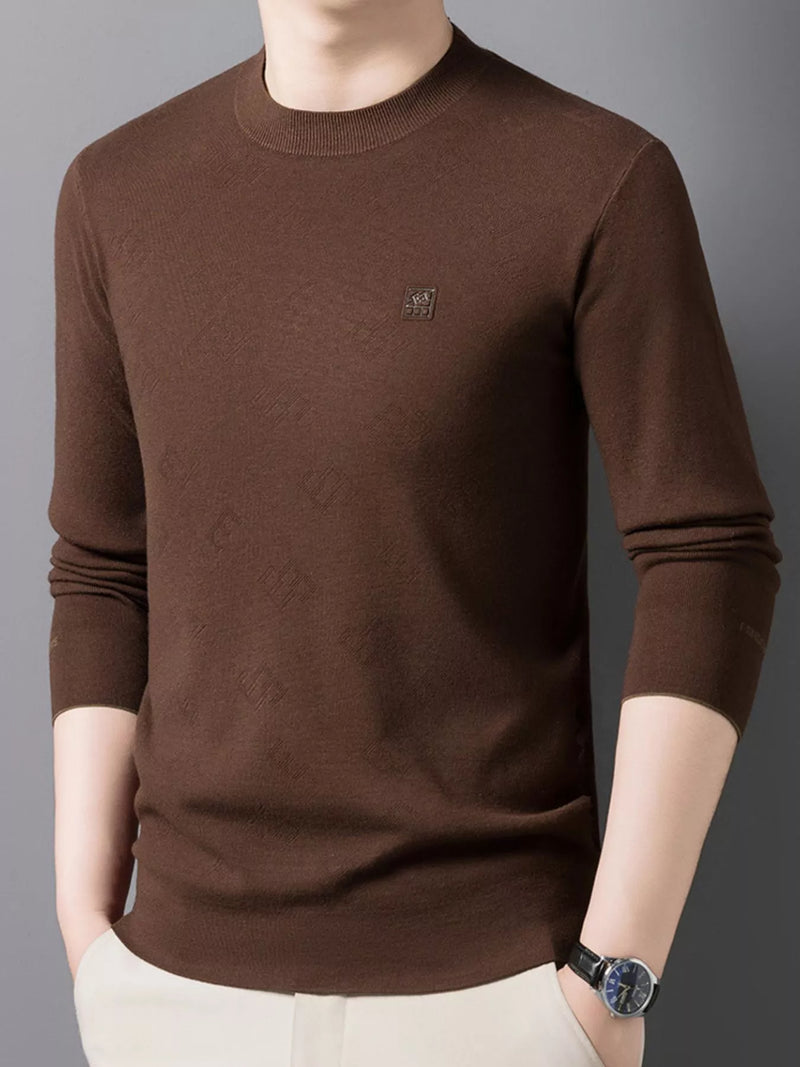 Load image into Gallery viewer, Men's Plus Size Round Neck Slim Fit Knit Top