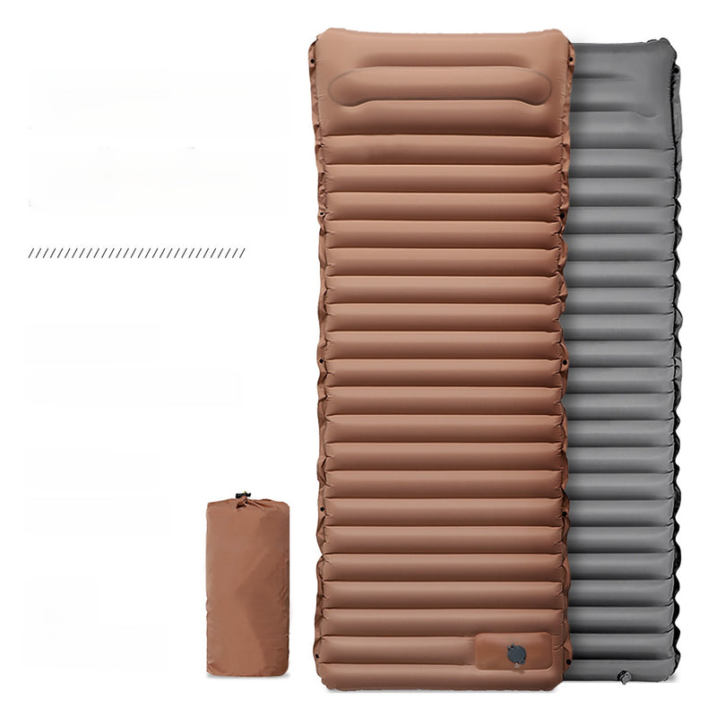 Load image into Gallery viewer, Thickened Foot Pump Inflatable Camping Mat