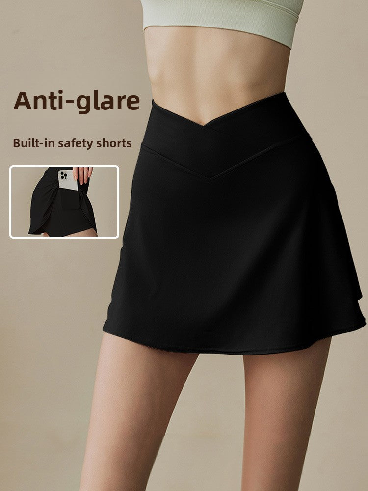 Load image into Gallery viewer, Womens Quick Dry Sports Skirt with Shorts