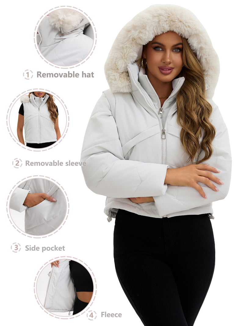Load image into Gallery viewer, Short Autumn and Winter Cotton Jackets