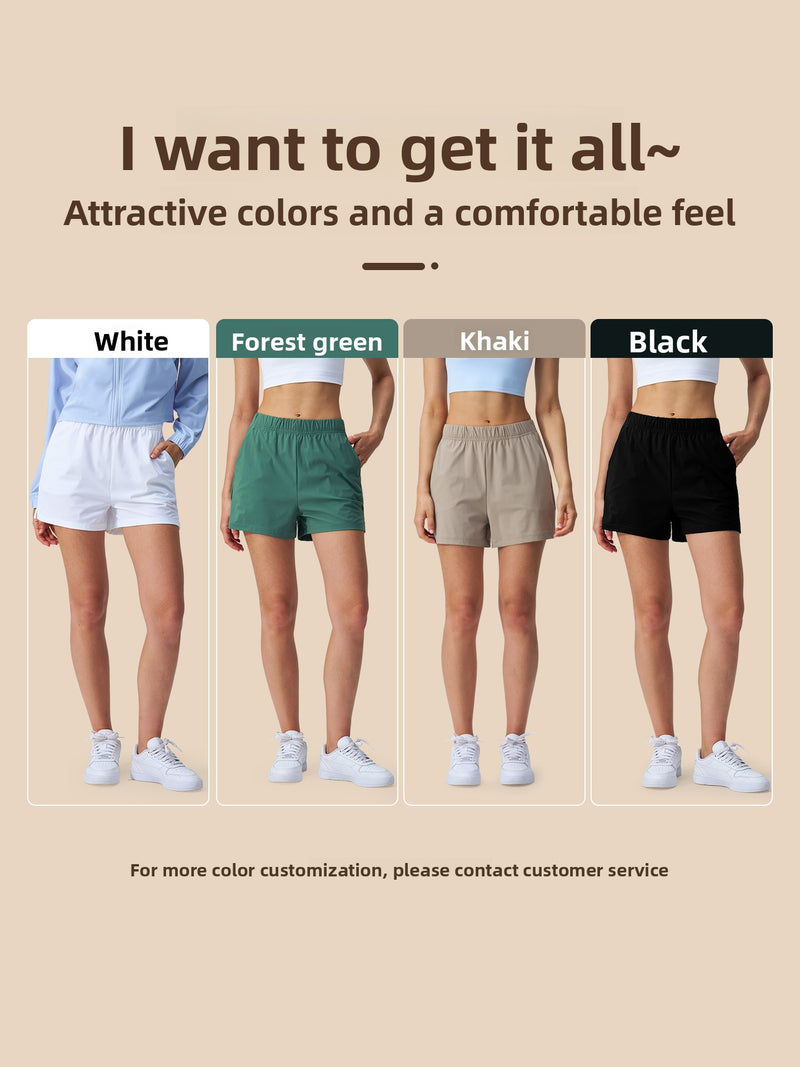 Load image into Gallery viewer, Women's Loose Comfort Yoga Shorts with Side Slits & Pockets