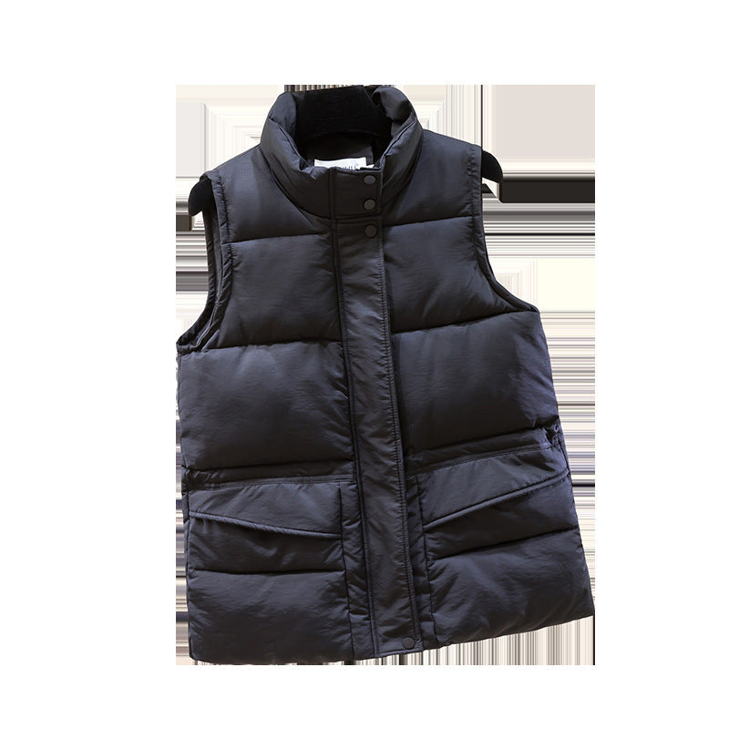 Load image into Gallery viewer, Women's Cotton Padded Vest Sleeveless Casual Jacket – photo 5 of 10