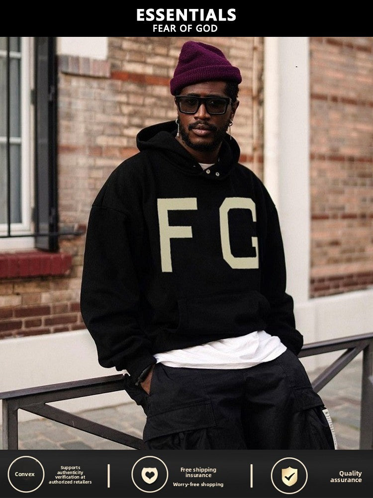Load image into Gallery viewer, Letter Pullover Loose Hoodie