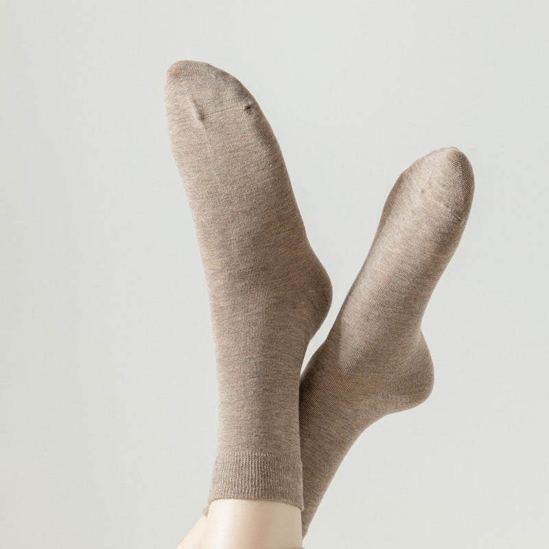 Load image into Gallery viewer, Women's Solid Color Mid-Calf Socks