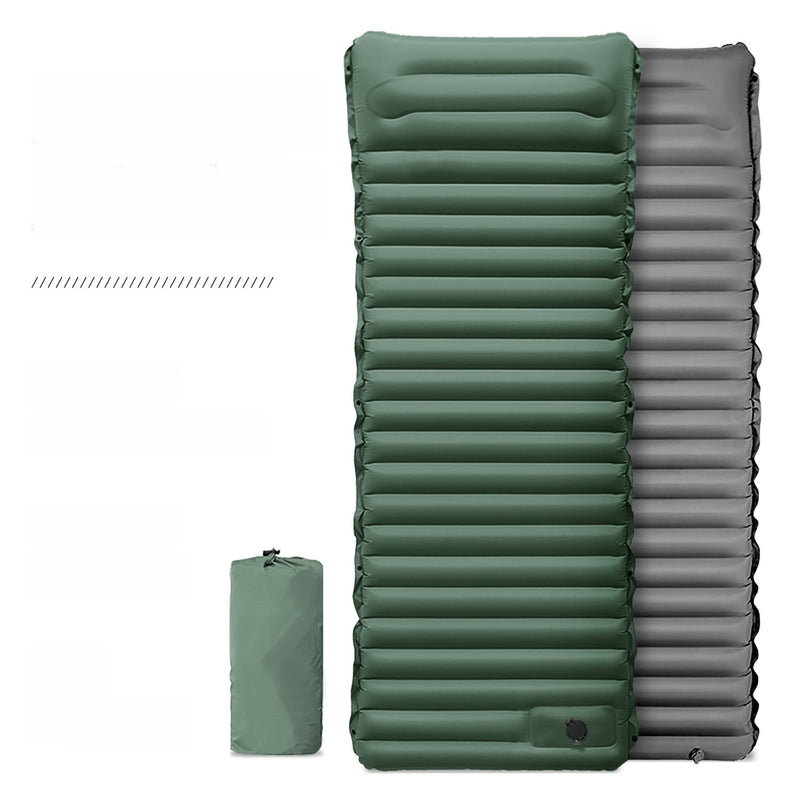 Load image into Gallery viewer, Thickened Foot Pump Inflatable Camping Mat