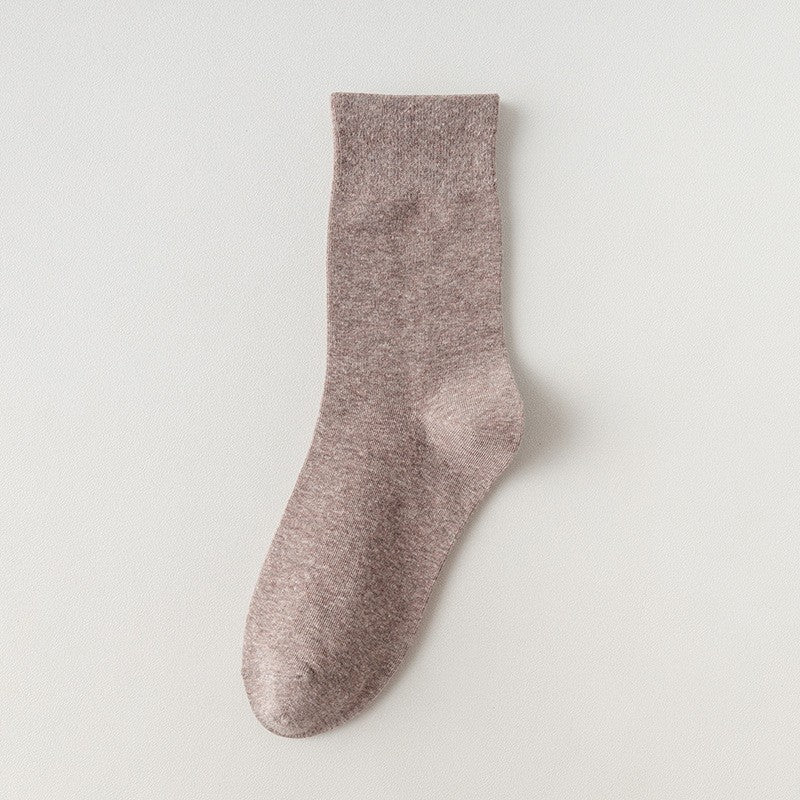 Load image into Gallery viewer, Women's Solid Color Mid-Calf Socks