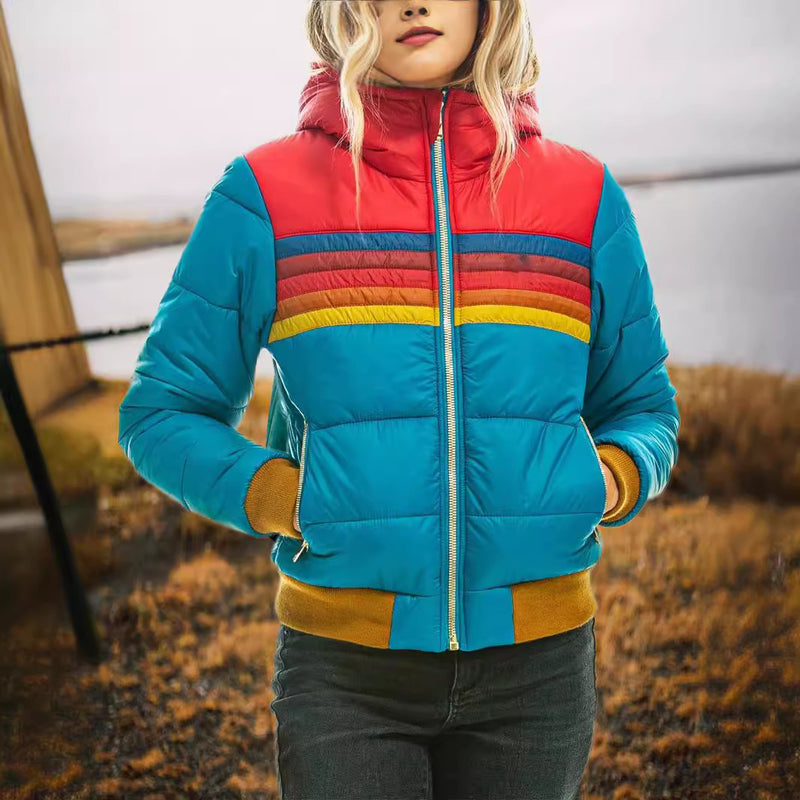 Load image into Gallery viewer, Women's Casual Short Cotton-Padded Jacket