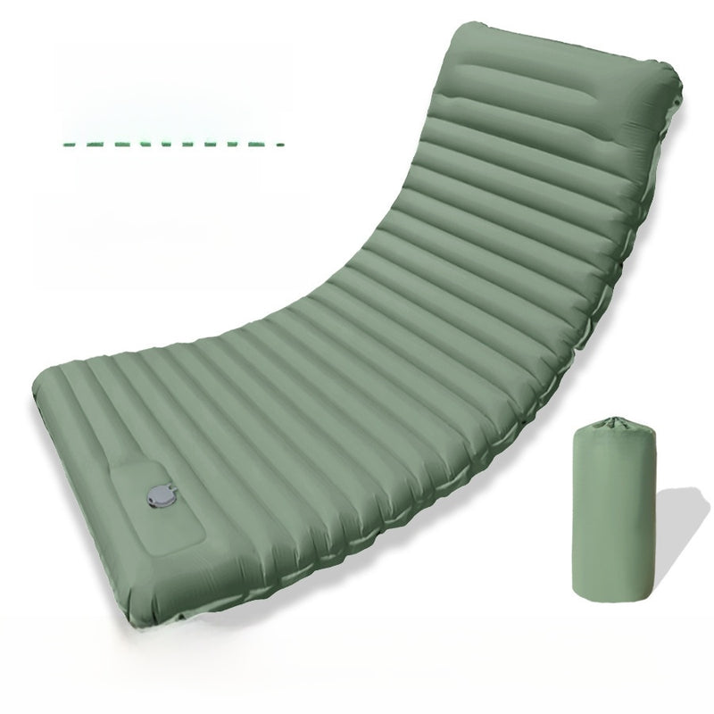 Load image into Gallery viewer, Thickened Foot Pump Inflatable Camping Mat