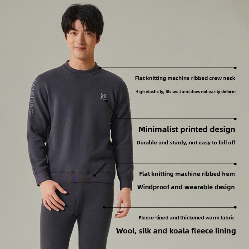 Load image into Gallery viewer, Mens Fleece Lined Thermal Underwear Set
