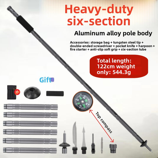 Foldable Multi-functional Trekking Pole