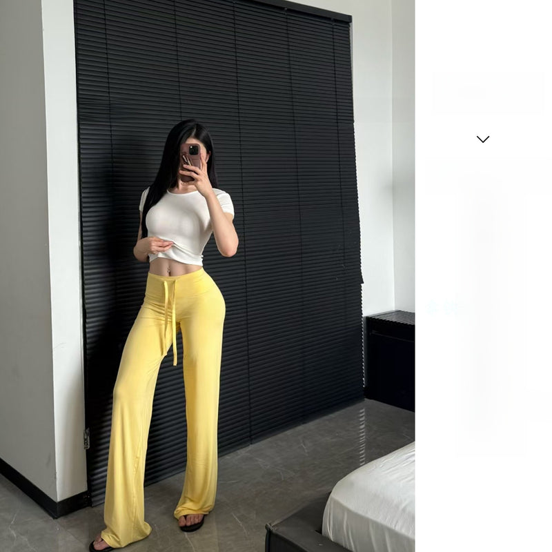 Load image into Gallery viewer, Womens High Waisted Wide Leg Yoga Pants Modal Fitness Pants
