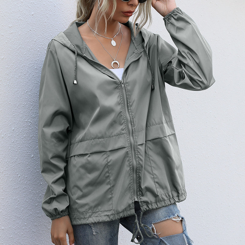 Load image into Gallery viewer, Lightweight Zipper Hoodie Jacket
