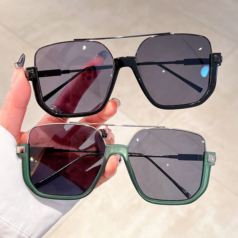 Load image into Gallery viewer, Anti-glare half-frame sunglasses

