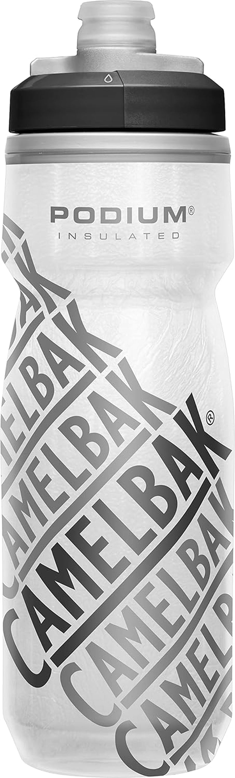 Load image into Gallery viewer, CamelBak Podium Chill Insulated Bike Water Bottle - Easy Squeezee - Fits Most Bike Cages - 21Oz, Black
