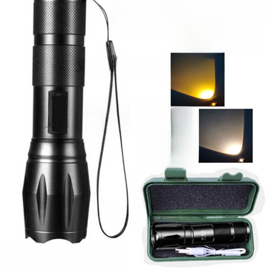 Multi Light Source Zoom Flashlight