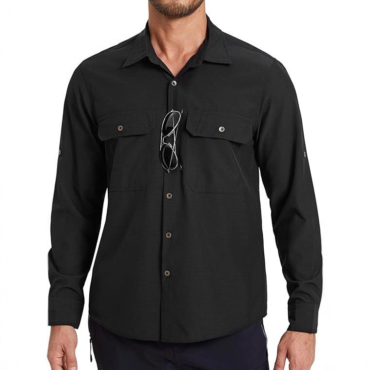 Load image into Gallery viewer, Men's Long-Sleeved Sun Protection Shirt, Anti-Uv, Quick-Drying and Cooling
