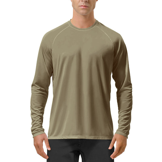 Sun-protective long-sleeved stretch garment