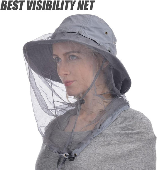 Head Net Hat, with Hidden Net Mesh