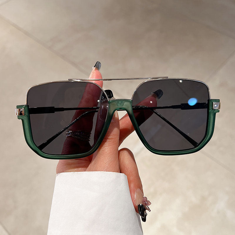 Load image into Gallery viewer, Anti-glare half-frame sunglasses
