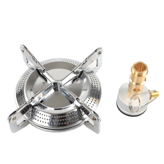 Outdoor camping stove and fuel container