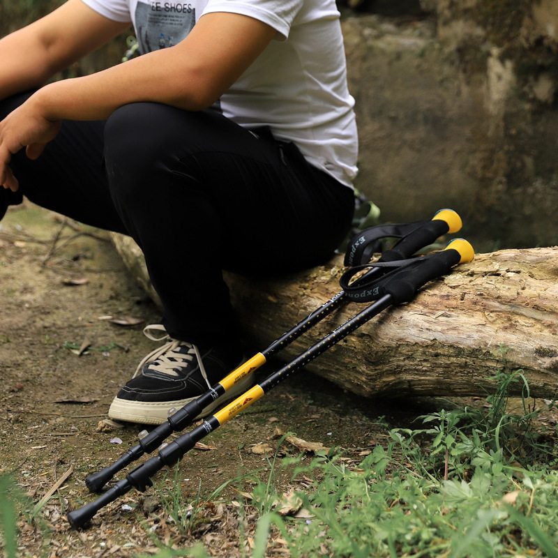 Load image into Gallery viewer, 7075 Aluminum Alloy Telescopic Hiking Trekking Pole
