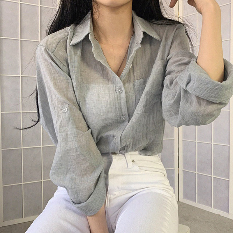 Load image into Gallery viewer, Women's long-sleeved sun-protective shirt
