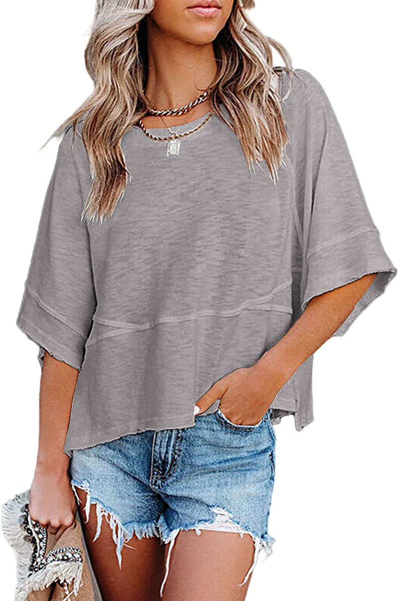 Load image into Gallery viewer, Women's Bell Sleeve Loose Fit T-Shirt
