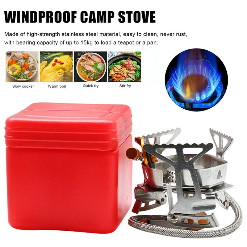 Load image into Gallery viewer, 3500W Portable Mini Camping Stove Butane Propane Burner for Camping Hiking
