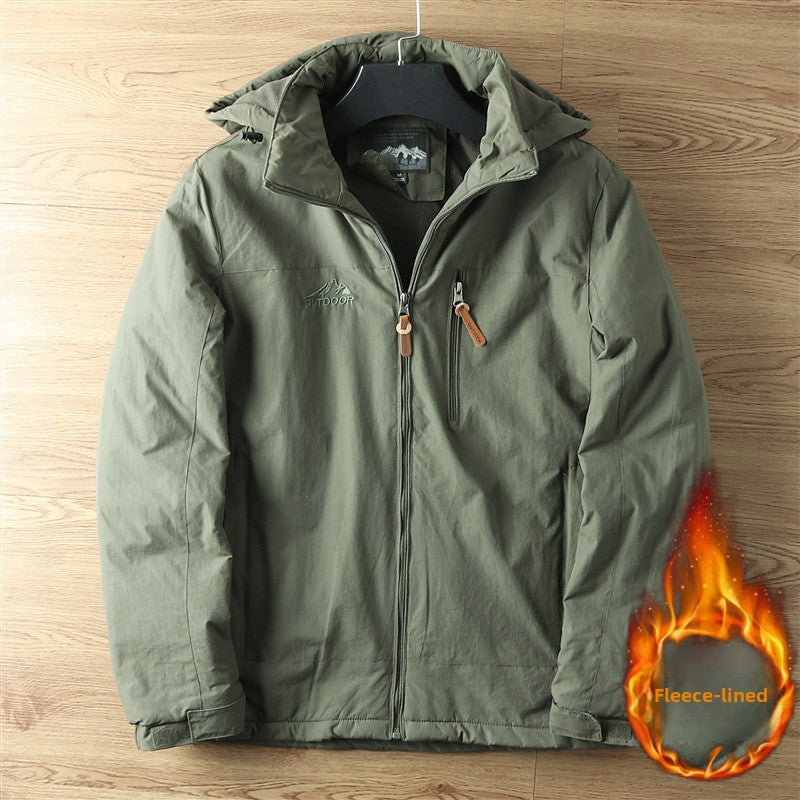 Load image into Gallery viewer, Mens Fleece Lined Outdoor Jacket
