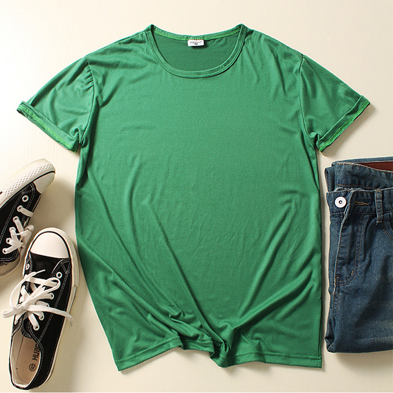 Load image into Gallery viewer, Loose Fit Round Neck Short Sleeve T-Shirt
