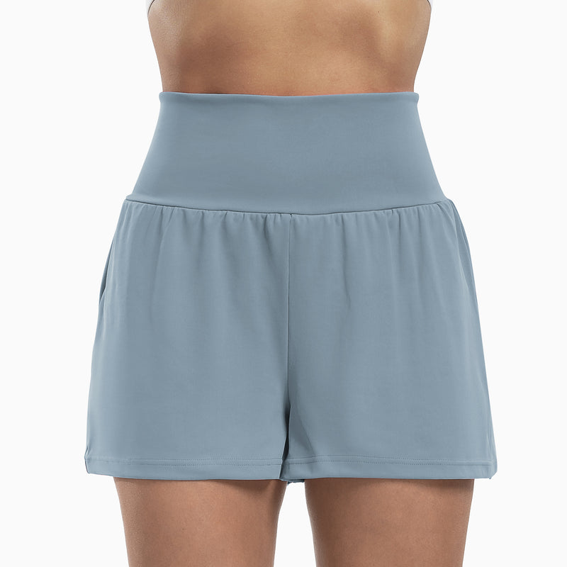 Load image into Gallery viewer, Women's High-Waisted Athletic Shorts
