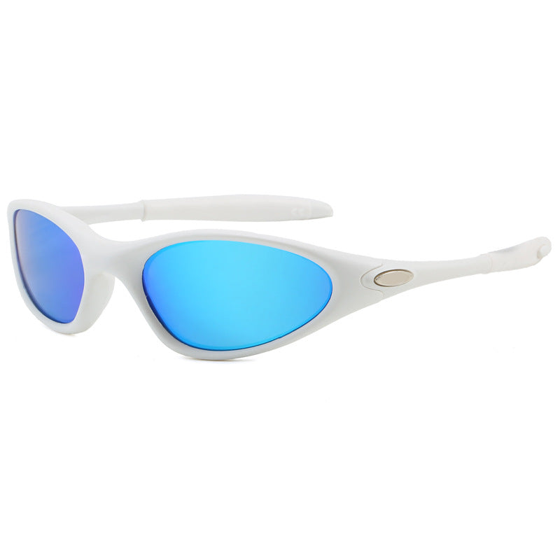 Load image into Gallery viewer, Retro oval outdoor cycling sunglasses
