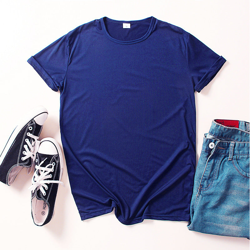 Load image into Gallery viewer, Loose Fit Round Neck Short Sleeve T-Shirt

