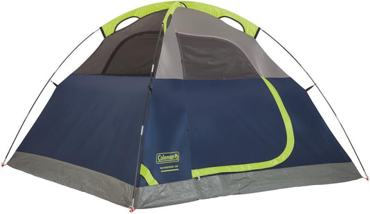 Sundome Camping Tent with Rainfly, 2/3/4/6 Person Tent Sets up in 10 Mins, Weatherproof Tent for Camping, Festivals, Backyard, Sleepovers, & More