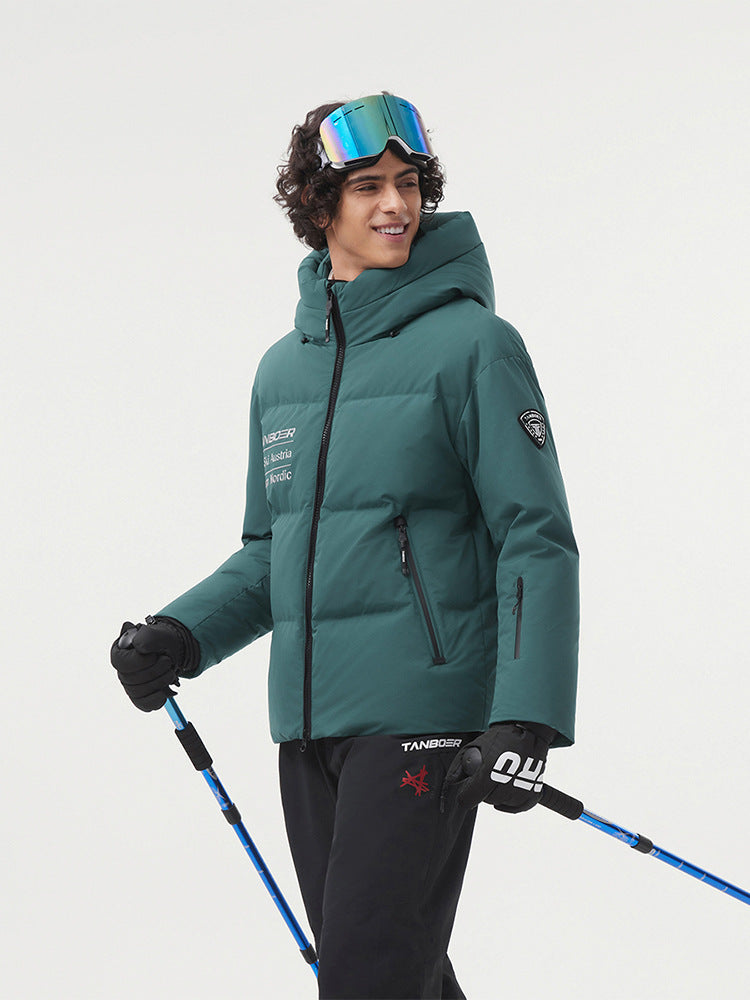 Load image into Gallery viewer, Thickened Goose Down Hooded Jacket
