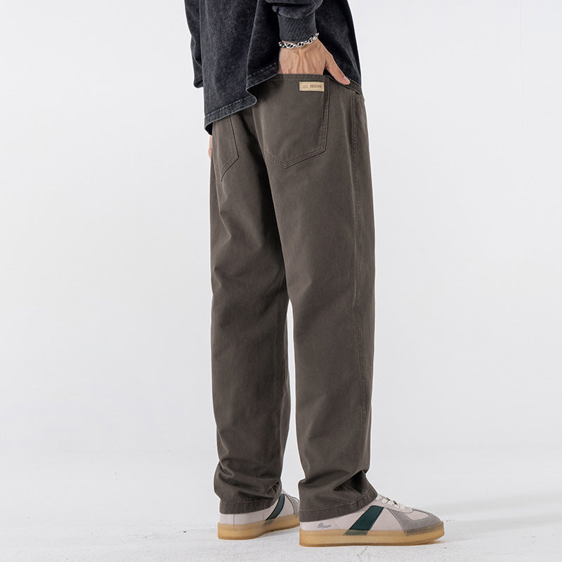 Load image into Gallery viewer, Men's Straight-Leg Casual Cotton Pants
