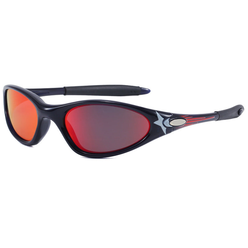 Load image into Gallery viewer, Retro oval outdoor cycling sunglasses
