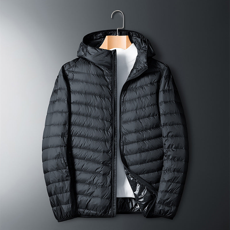 Load image into Gallery viewer, Lightweight White Duck Down Jacket
