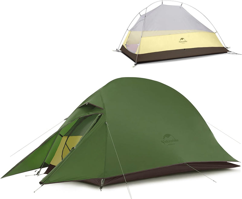 Load image into Gallery viewer, Cloud-Up 1 Person Lightweight tent.  Waterproof, Ultralight, Double Layer for Camping Hiking Backpacking
